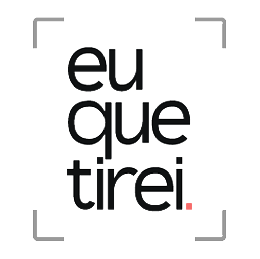 Eu Que Tirei — logotipo do projeto de quadros personalizados